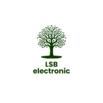 green modern tree logo design