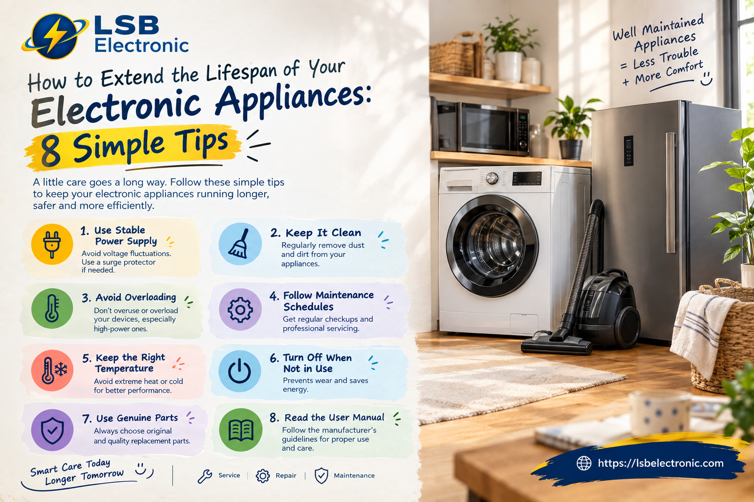 "How to Extend the Lifespan of Your Electronic Appliances" chatgpt image sep 26, 2026, 01 13 15 pm